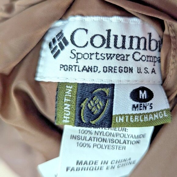 Vintage Columbia Delta Marsh Reversible Camo Jacket Men’s M 1995 Hunting Coat - Picture 2 of 14